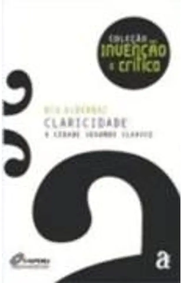 Capa do Livro Claricidade - a Cidade Segundo Clarice - Bia Albernaz