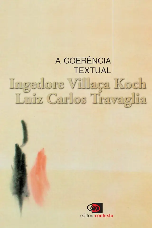 Capa do Livro Coerência Textual - Ingedore Villaça Koch