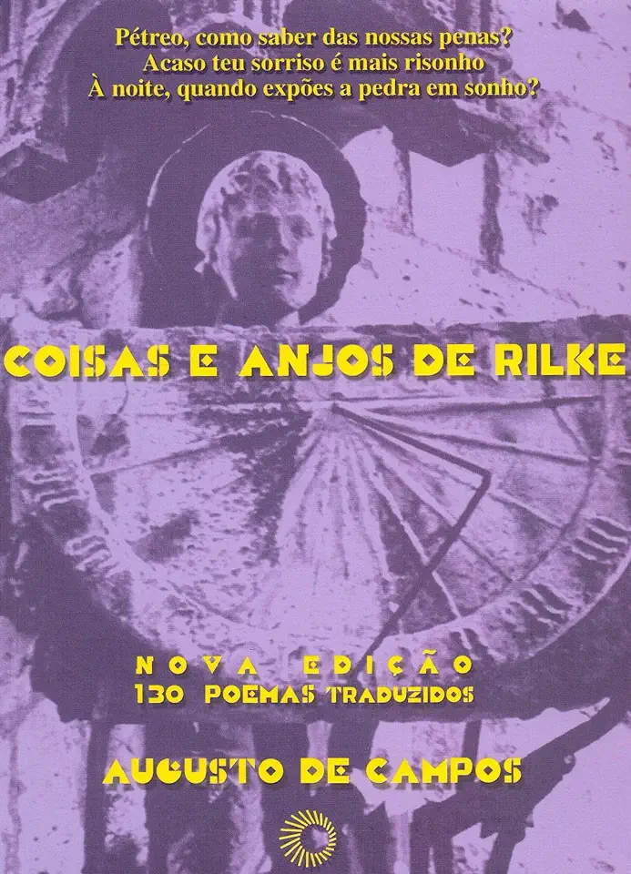 Capa do Livro Coisas e Anjos de Rilke - Augusto de Campos