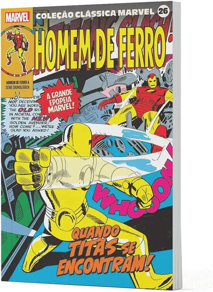 Capa do Livro Colecao Classica Marvel Vol.21 - Homem De Ferro Vol.03 - Lee, Stan