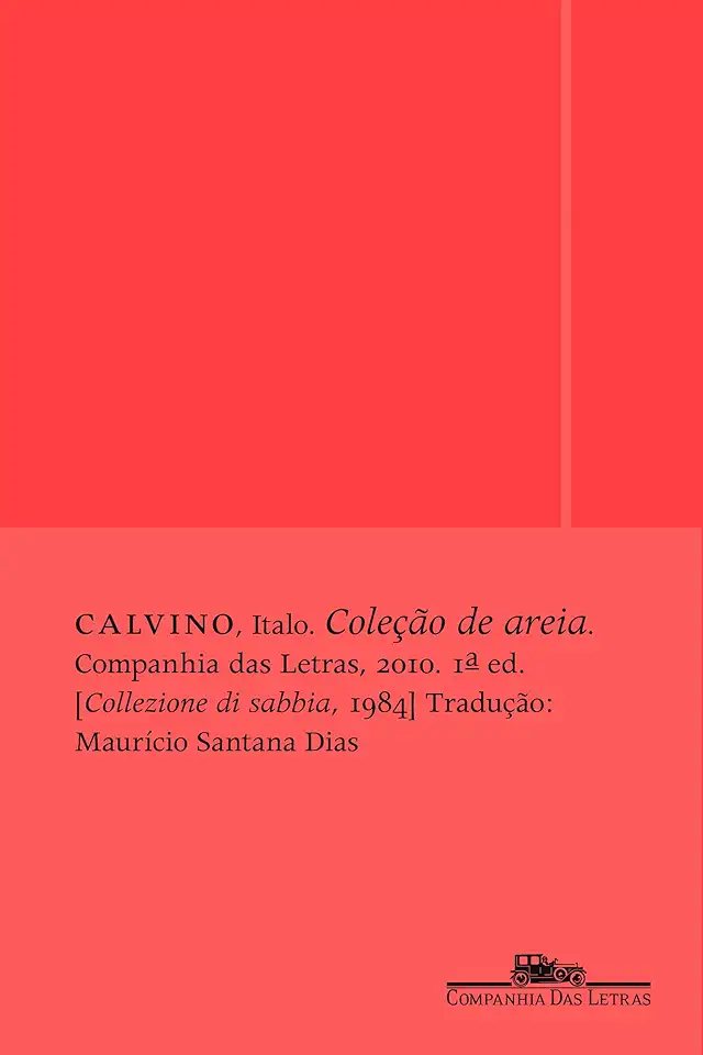 Capa do Livro Coleção de Areia - Italo Calvino