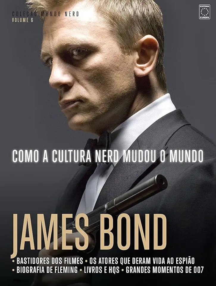 Capa do Livro Coleção Mundo Nerd Volume 6: James Bond - Editora Europa