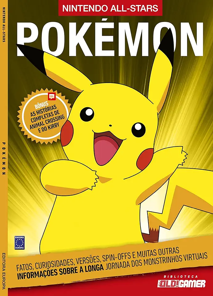 Capa do Livro Coleção Nintendo All-Stars: Pokémon - Editora Europa