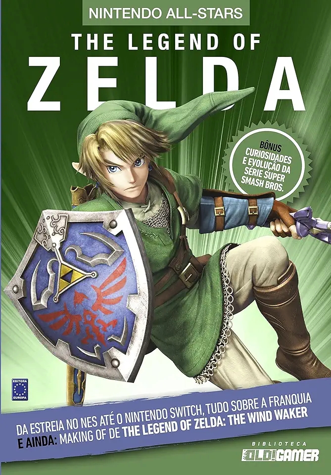 Capa do Livro Coleção Nintendo All-Stars: The Legend Of Zelda - Editora Europa