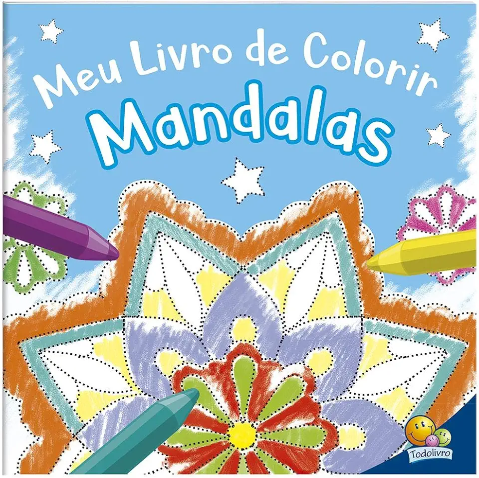 Capa do Livro Colorindo mandalas: Meu livro de colorir mandalas - Mammoth World