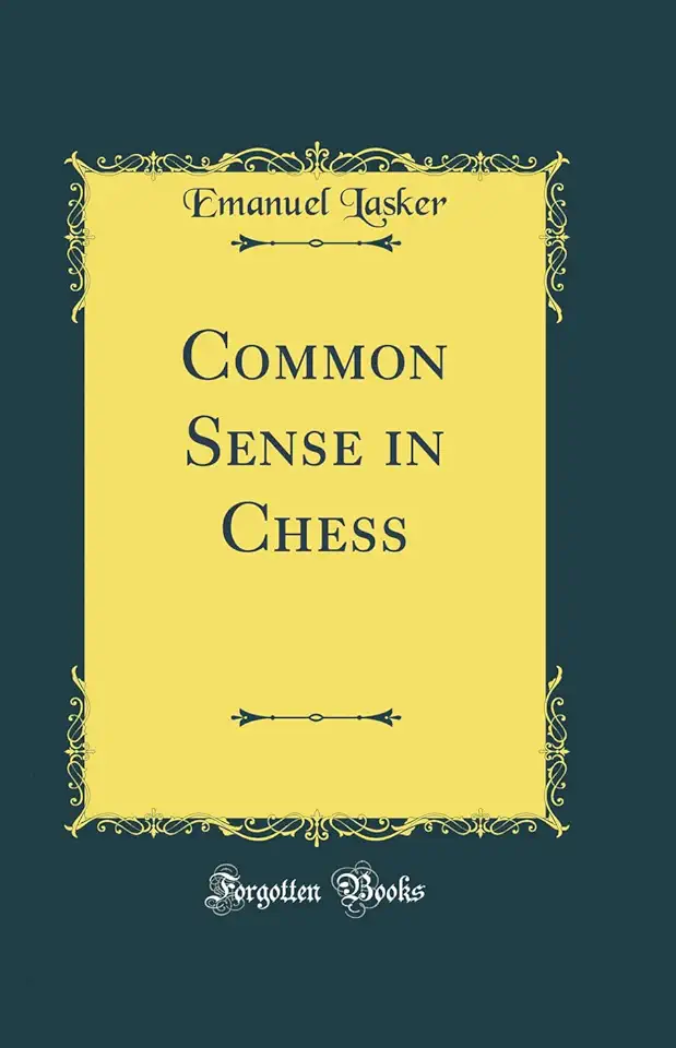 Capa do Livro Common Sense in Chess - Emanuel Lasker