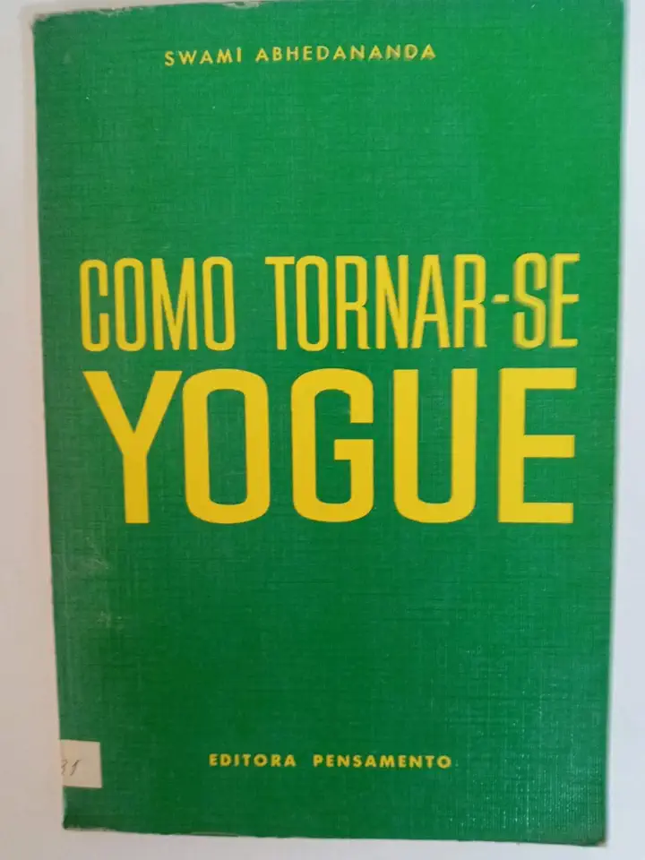 Capa do Livro Como Tornar-se Yogue - Swami Abhedananda