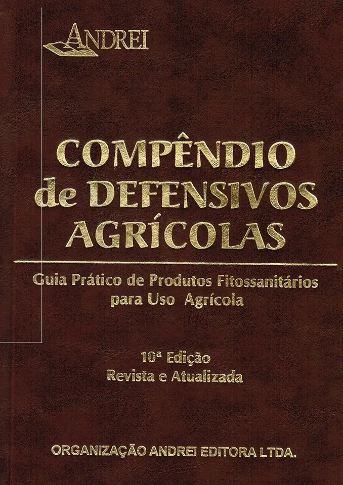 Capa do Livro Compêndio de Defensivos Agrícolas - Andrei