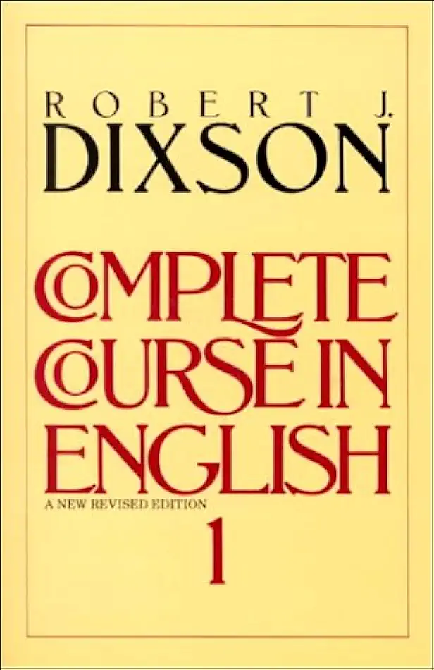 Capa do Livro Complete Course in English - Robert J. Dixson