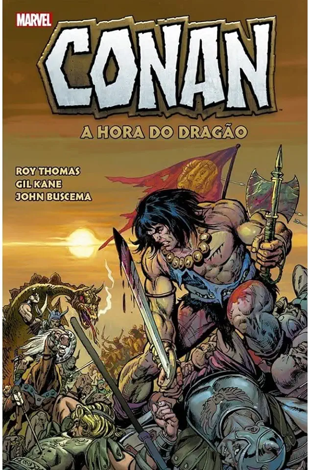 Capa do Livro Conan, O Bárbaro: A Hora Do Dragão - Thomas, Roy