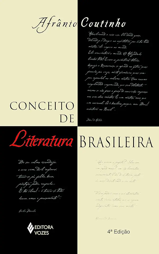 Capa do Livro Conceito de Literatura Brasileira - Afrânio Coutinho