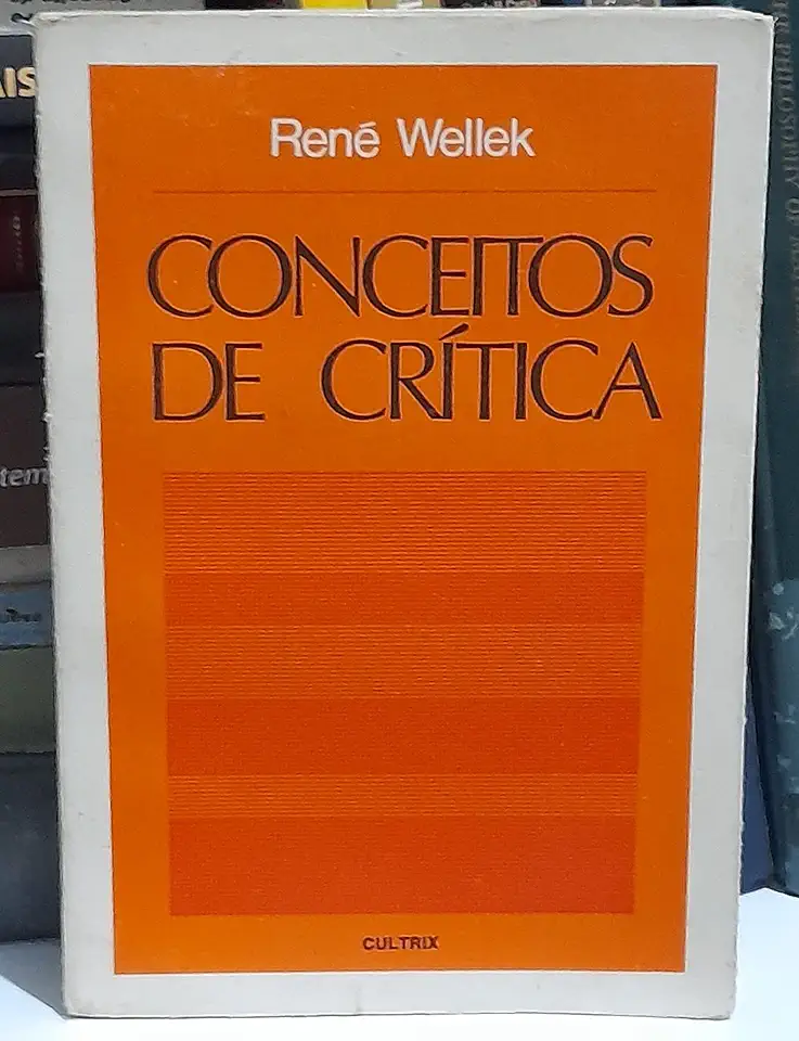 Capa do Livro Conceitos de Crítica - René Wellek