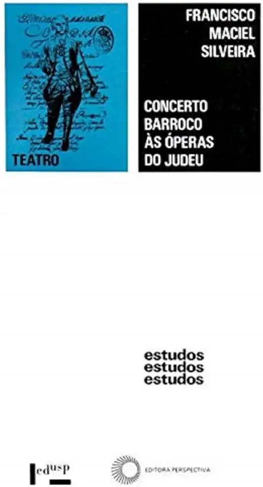 Capa do Livro Concerto Barroco as Operas do Judeu - Francisco Maciel Silveira