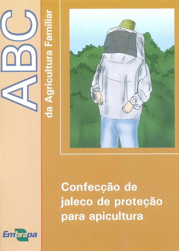 Capa do Livro Confecção de Jaleco de Proteção para Apicultura - Abc da Agricultura Familiar