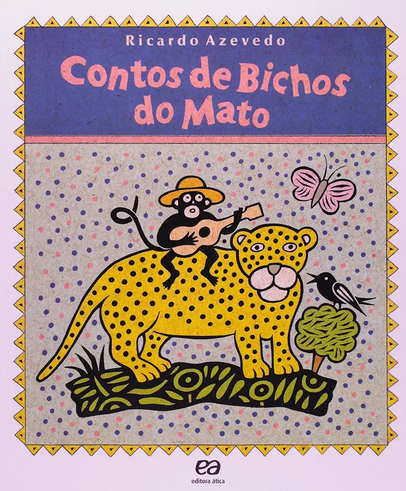 Capa do Livro Contos de Bichos do Mato - Ricardo Azevedo