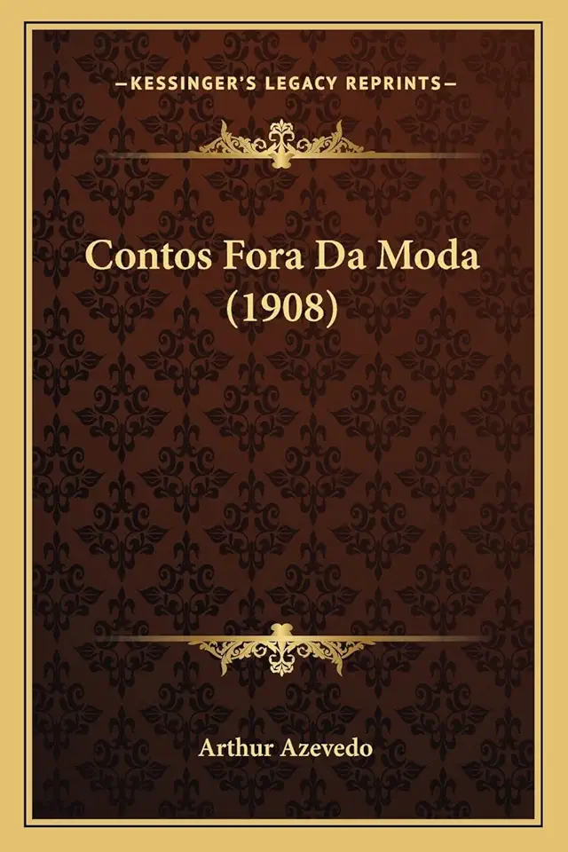 Capa do Livro Contos Fora da Moda - Arthur Azevedo