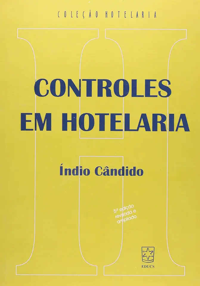 Capa do Livro Controles Em Hotelaria - Índio Cândido