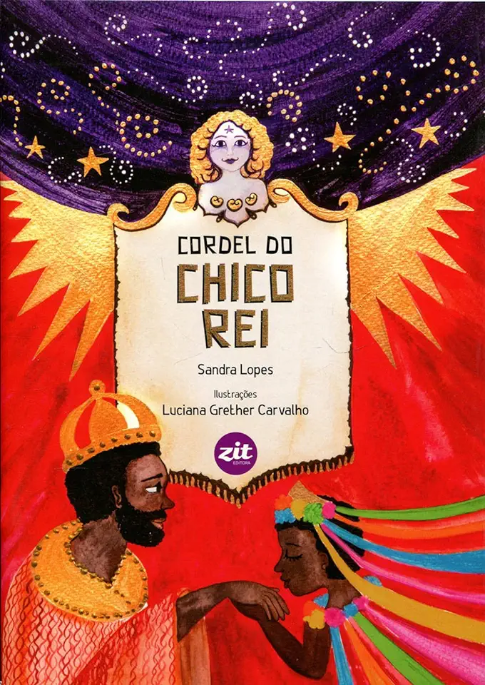 Capa do Livro Cordel do Chico Rei - Sandra Lopes