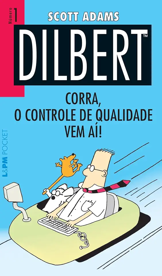 Capa do Livro Corra, o Controle de Qualidade Vem Aí! - Scott Adams