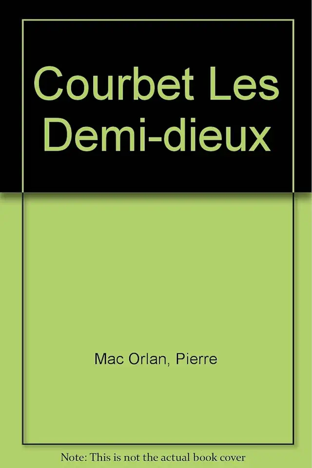 Capa do Livro Courbet - Pierre Mac Orlan