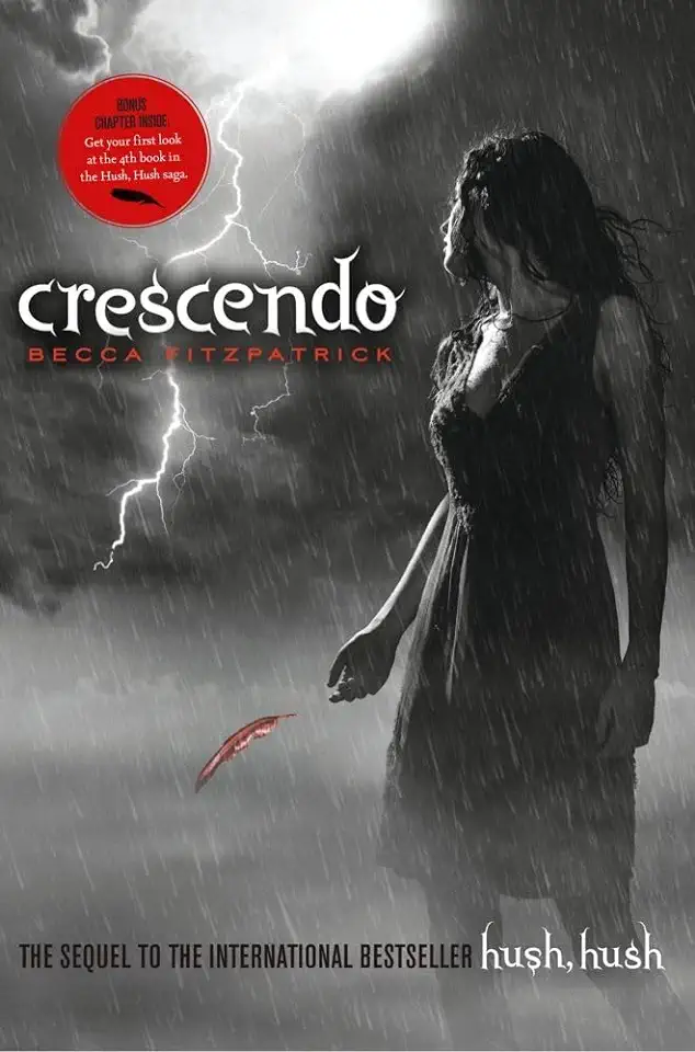 Capa do Livro Crescendo Hush, Hush - Becca Fitzpatrick