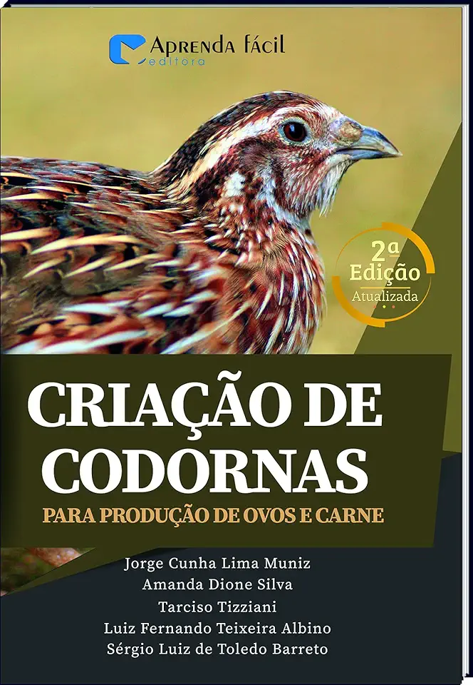 Capa do Livro Criacao de Codornas: para Producao de Ovos e Carne - Luiz Fernando Teixeira Albino e Sérgio Luiz