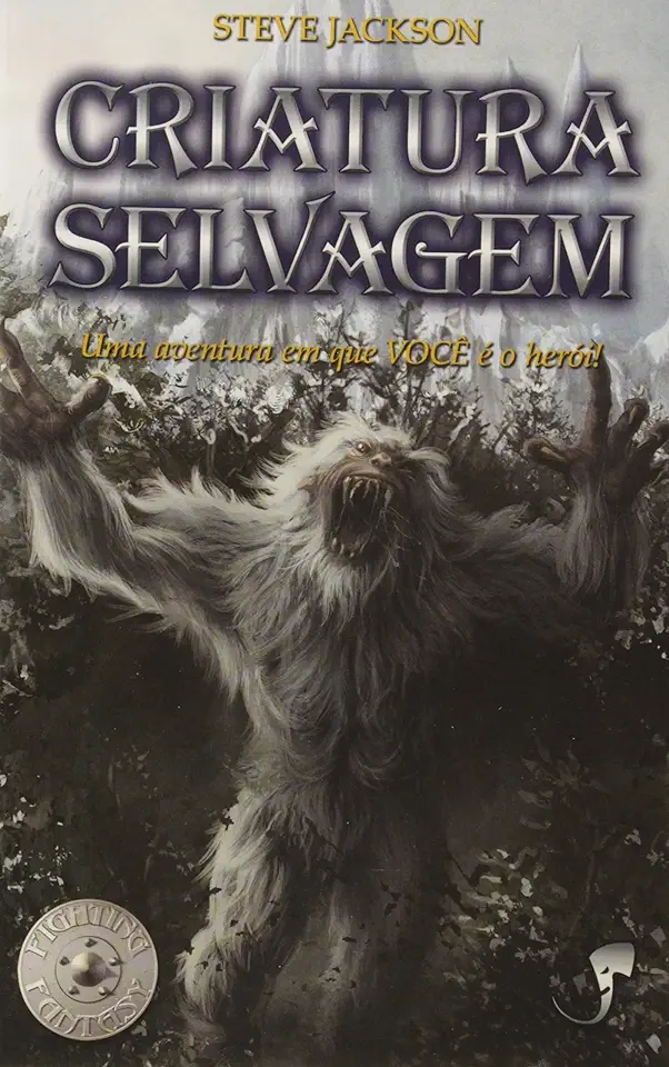 Capa do Livro Criatura Selvagem - Steve Jackson