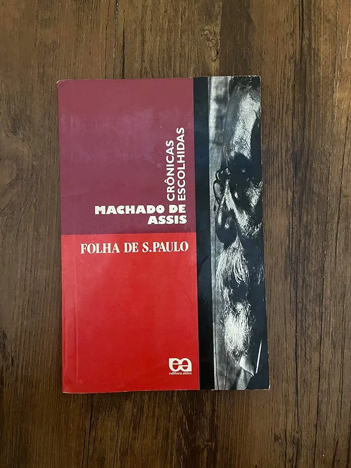 Capa do Livro Crônicas Escolhidas Machado de Assis - Folha de São Paulo