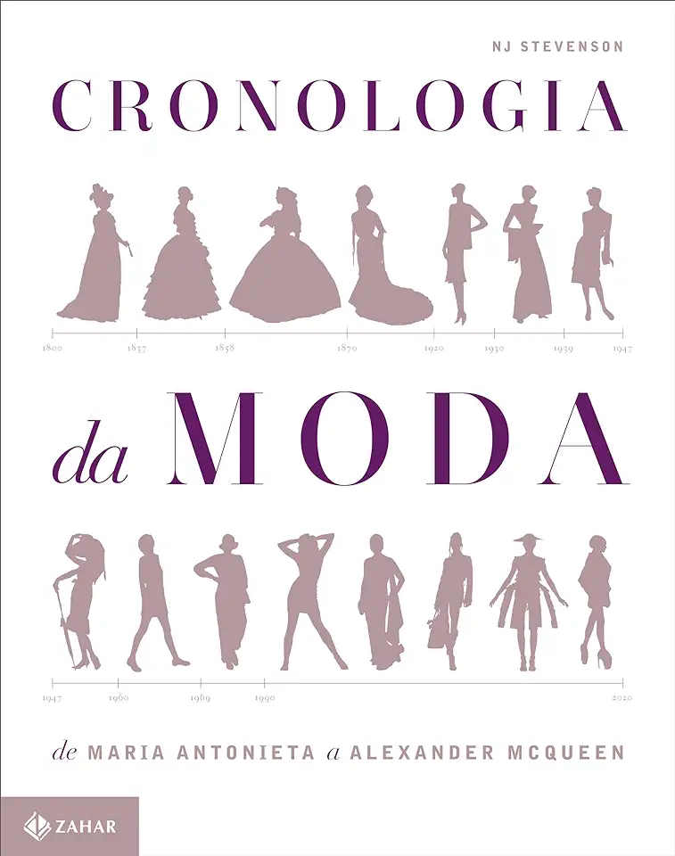 Capa do Livro Cronologia da Moda - NJ Stevenson