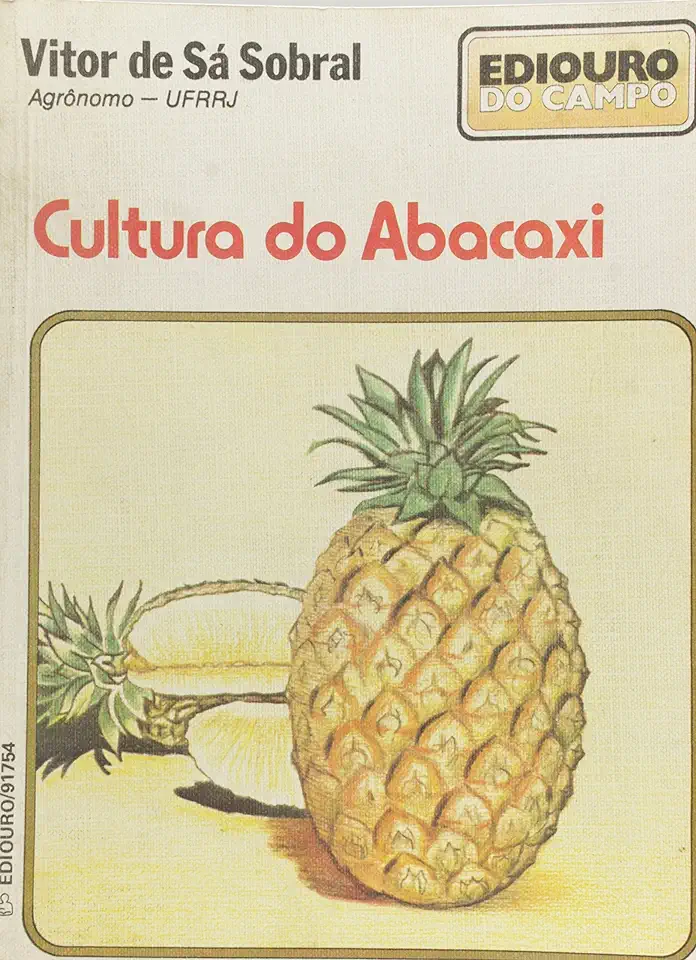 Capa do Livro Cultura do Abacaxi - Vitor de Sá Sobral