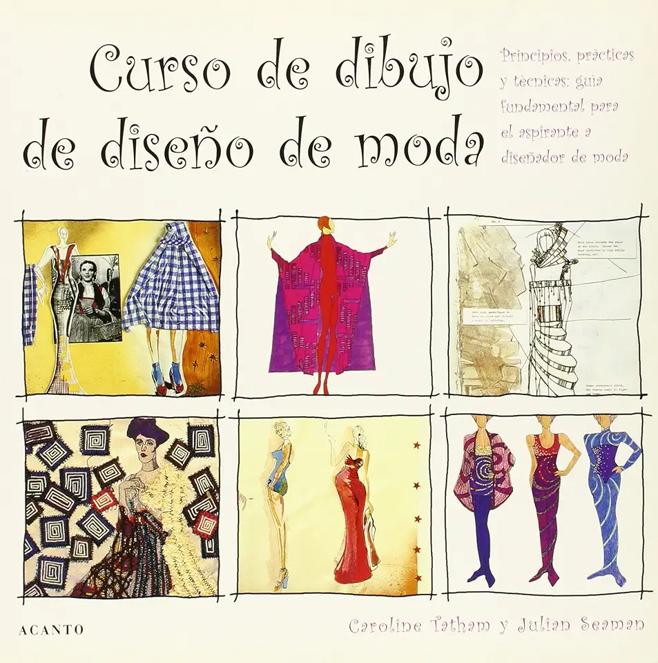 Capa do Livro Curso de Dibujo de Diseno de Moda - Caroline Tatham; Julian Seaman