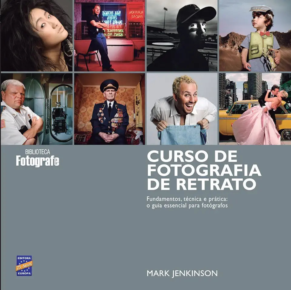 Capa do Livro Curso de Fotografia de Retrato - Mark Jenkinson