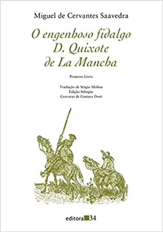 Capa do Livro D. Quixote de La Mancha - Miguel de Cervantes