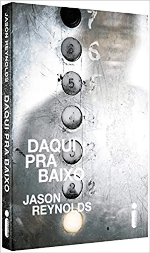 Capa do Livro Daqui pra baixo - Jason Reynolds