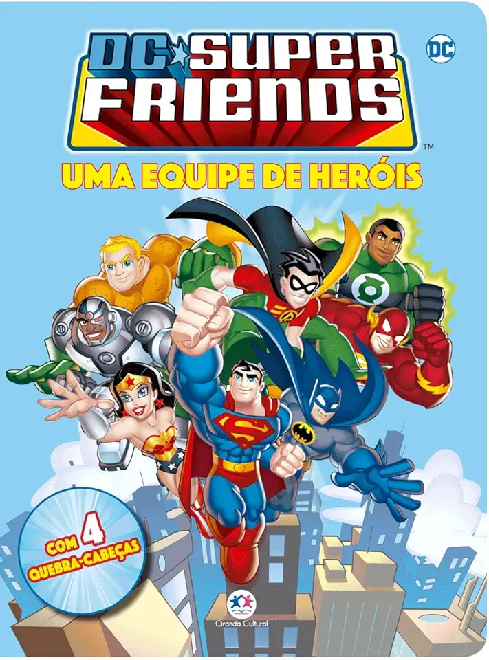 Capa do Livro DC Super Friends - Uma equipe de heróis - Ciranda Cultural