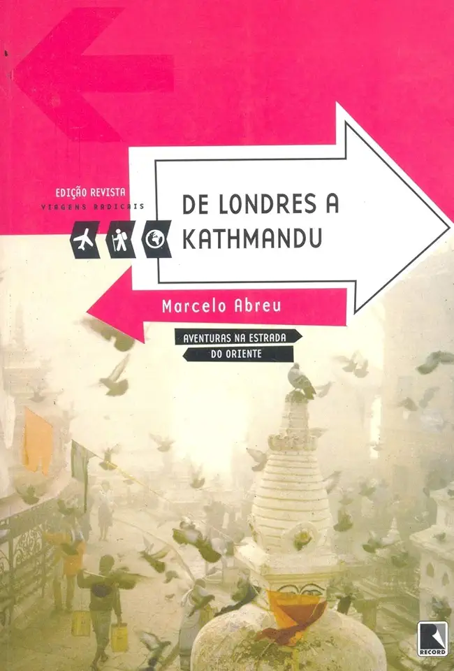 Capa do Livro De Londres a Kathmandu - Marcelo Abreu