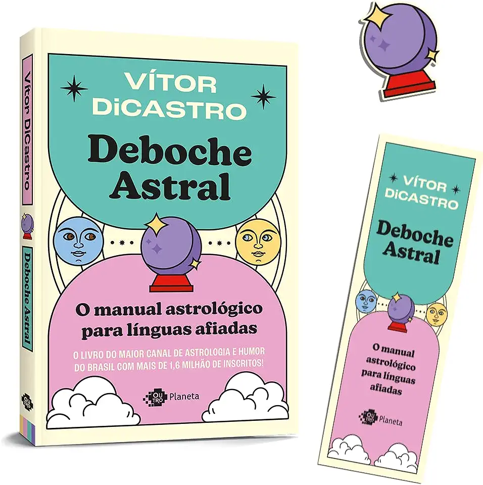 Capa do Livro Deboche astral -  O manual astrológico para línguas afiadas - Vitor Dicastro