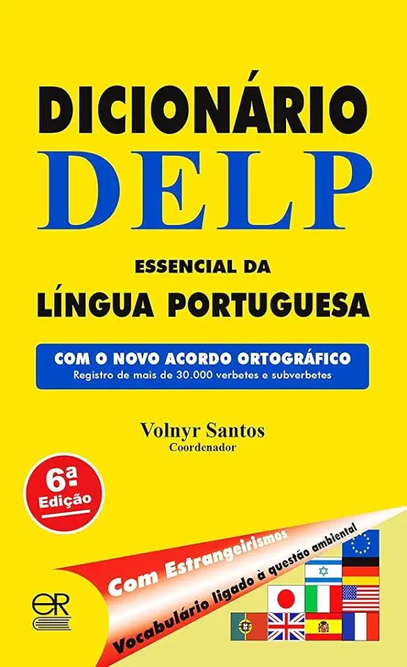 Capa do Livro Delp Dicionário Essencial da Língua Portuguesa - Volnyr Santos