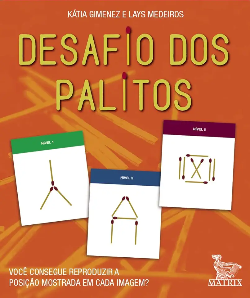 Capa do Livro Desafio dos palitos - Lays Kátia; Medeiros