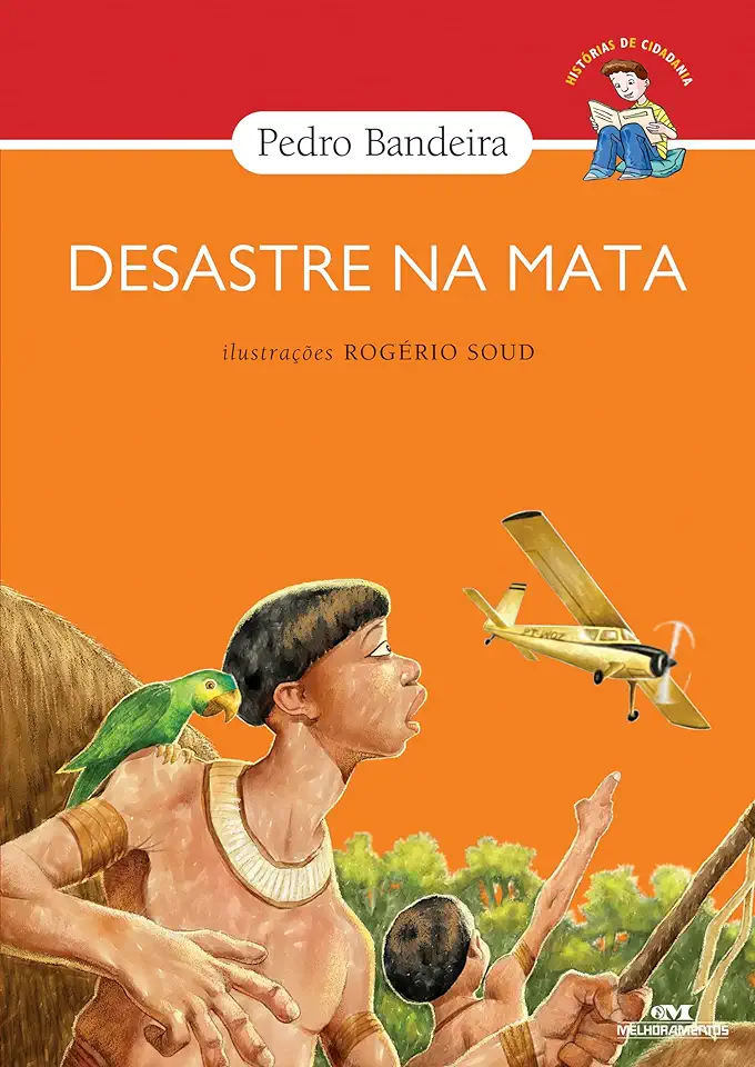 Capa do Livro Desastre na Mata - Pedro Bandeira