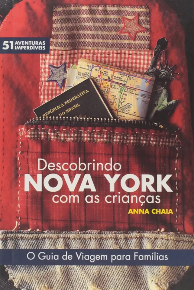 Capa do Livro Descobrindo Nova York Com as Crianças - Anna Chaia