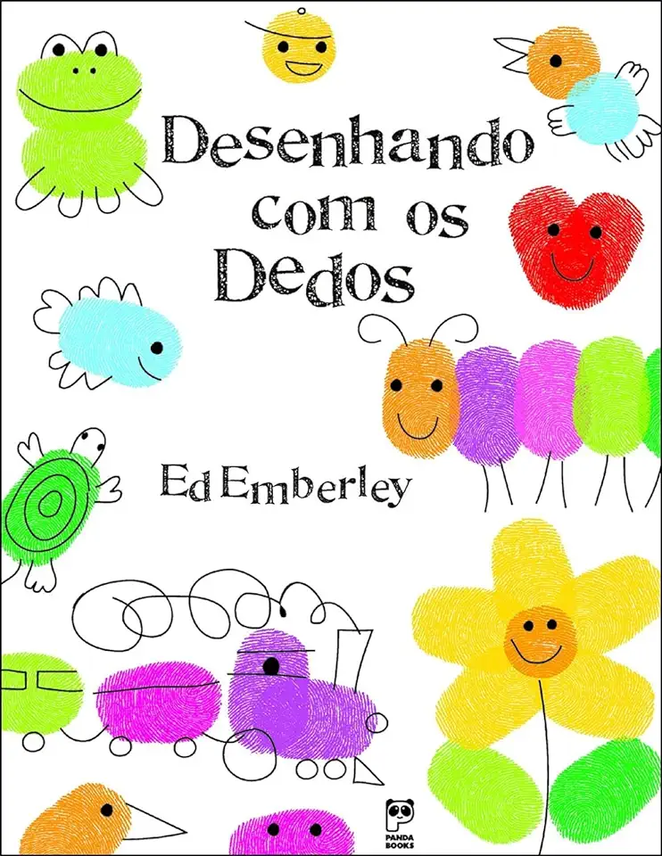 Capa do Livro Desenhando Com os Dedos - Ed Emberley