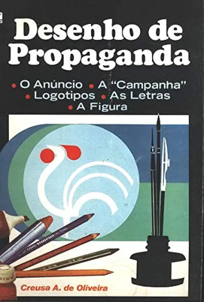 Capa do Livro Desenho de Propaganda - Creusa A. de Oliveira