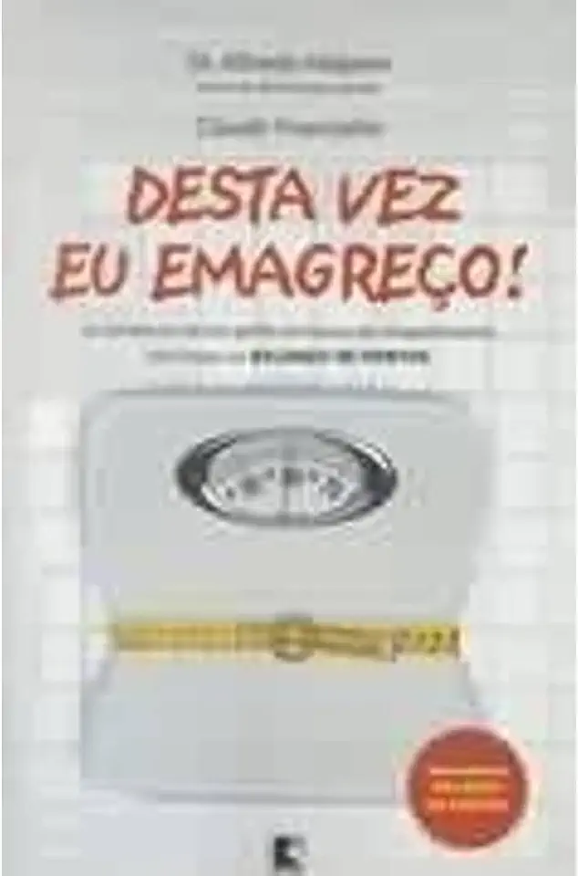 Capa do Livro Desta Vez Eu Emagreço! - Alfredo Halpern / Claudir Franciatto