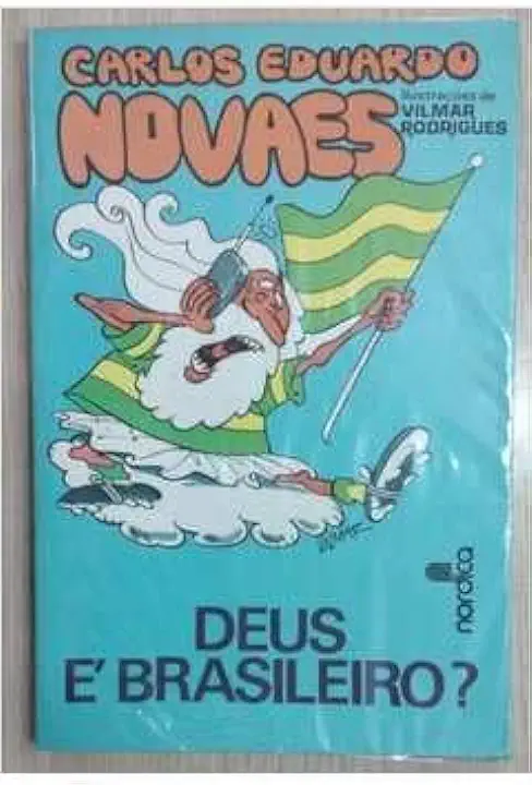 Capa do Livro Deus é Brasileiro? - Carlos Eduardo Novaes