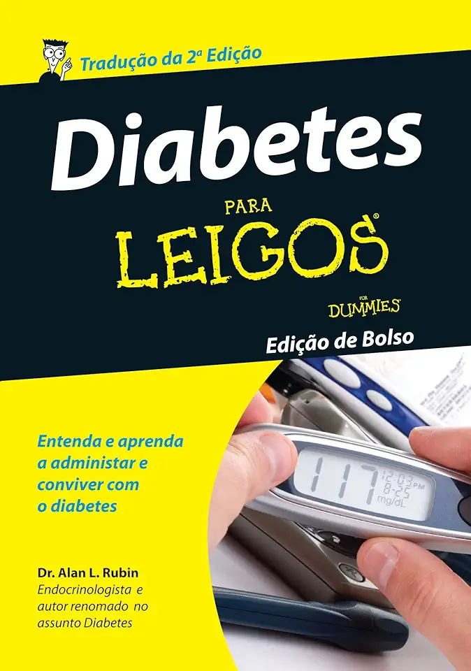 Capa do Livro Diabetes para Leigos - Dr. Alan L. Rubin