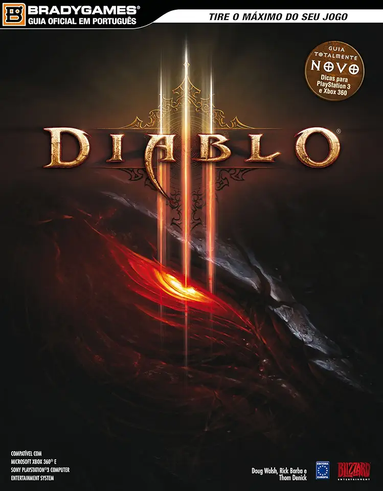 Capa do Livro Diablo Iii Guia Oficial em Portugues - Doug Walsh & Rick Barba