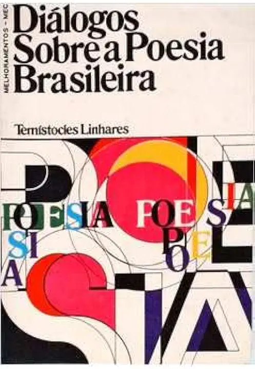 Capa do Livro Diálogos Sobre a Poesia Brasileira - Temístocles Linhares