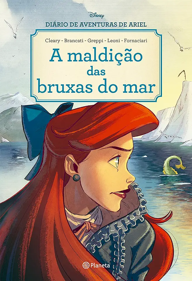 Capa do Livro Diário de aventuras de Ariel: A maldição das bruxas do mar - Disney