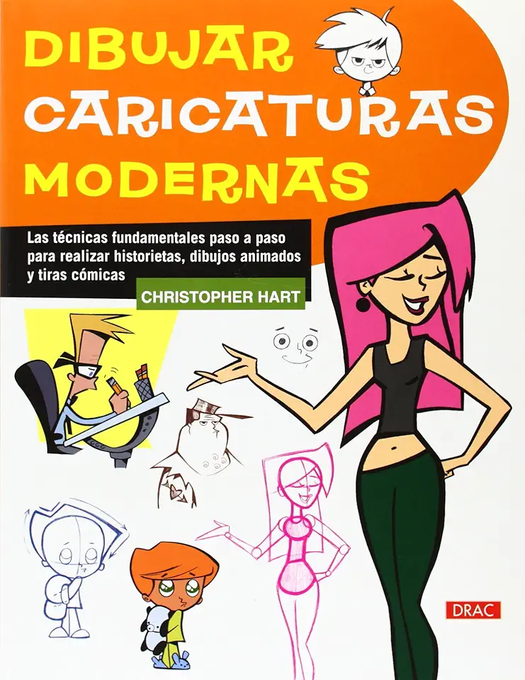 Capa do Livro Dibujar caricaturas modernas - Hart